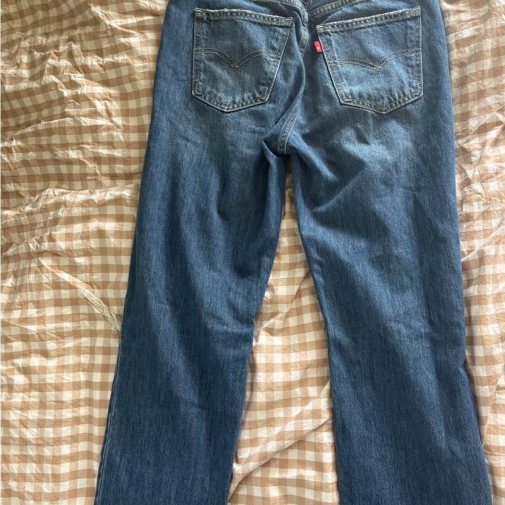 Levi's Women’s Low Pro Straight Jean Distressed